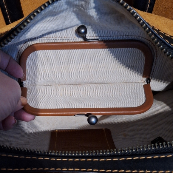 Coach Large Leather Travel Bag - Picture 9 of 12